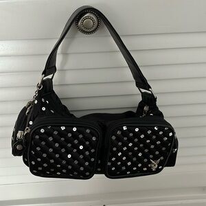 VINTAGE BLACK PLAYBOY PURSE